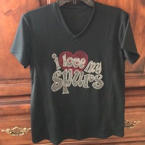 Spurs Shirt with Bling